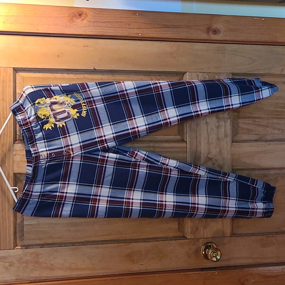 Gryffindor plaid pajama pants from Harry Potter collection line.